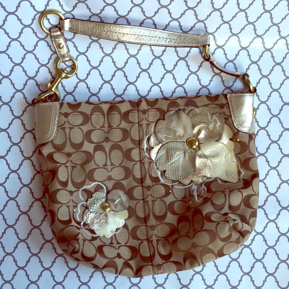 Coach floral handbag